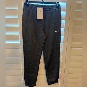 NWT Nike Kids Charcoal Fleece Jogger Pants